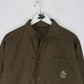 Kipling Shirt Mens Small Brown Button Up from propervintagecanada
