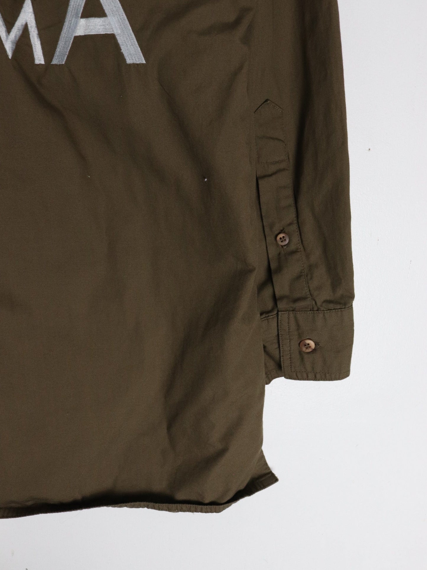 Kipling Shirt Mens Small Brown Button Up from propervintagecanada