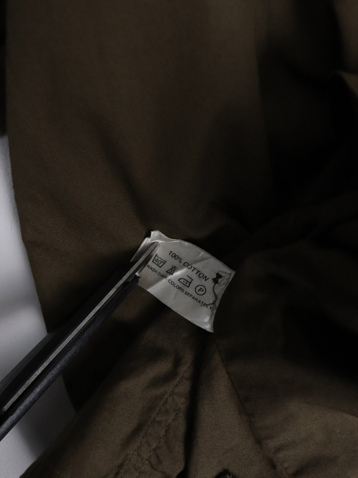 Kipling Shirt Mens Small Brown Button Up from propervintagecanada