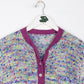 Knit Sweater Womens Small Pink Cardigan from propervintagecanada
