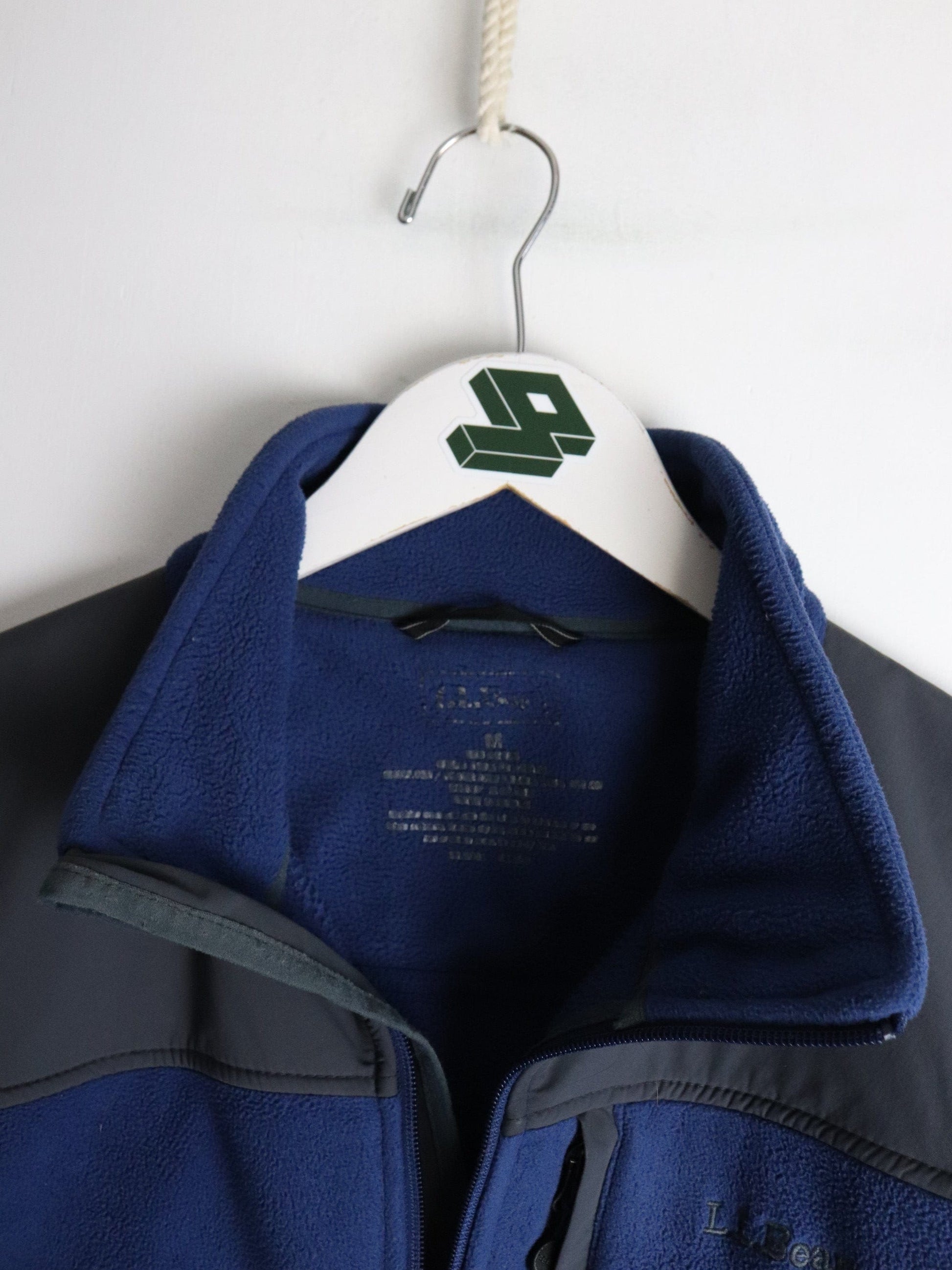 L.L. Bean Sweater Mens Medium Fleece Jacket from propervintagecanada