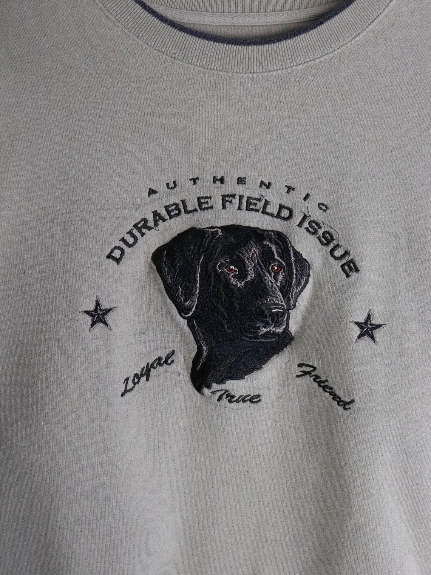 Labrador Sweatshirt Mens Large Beige from propervintagecanada