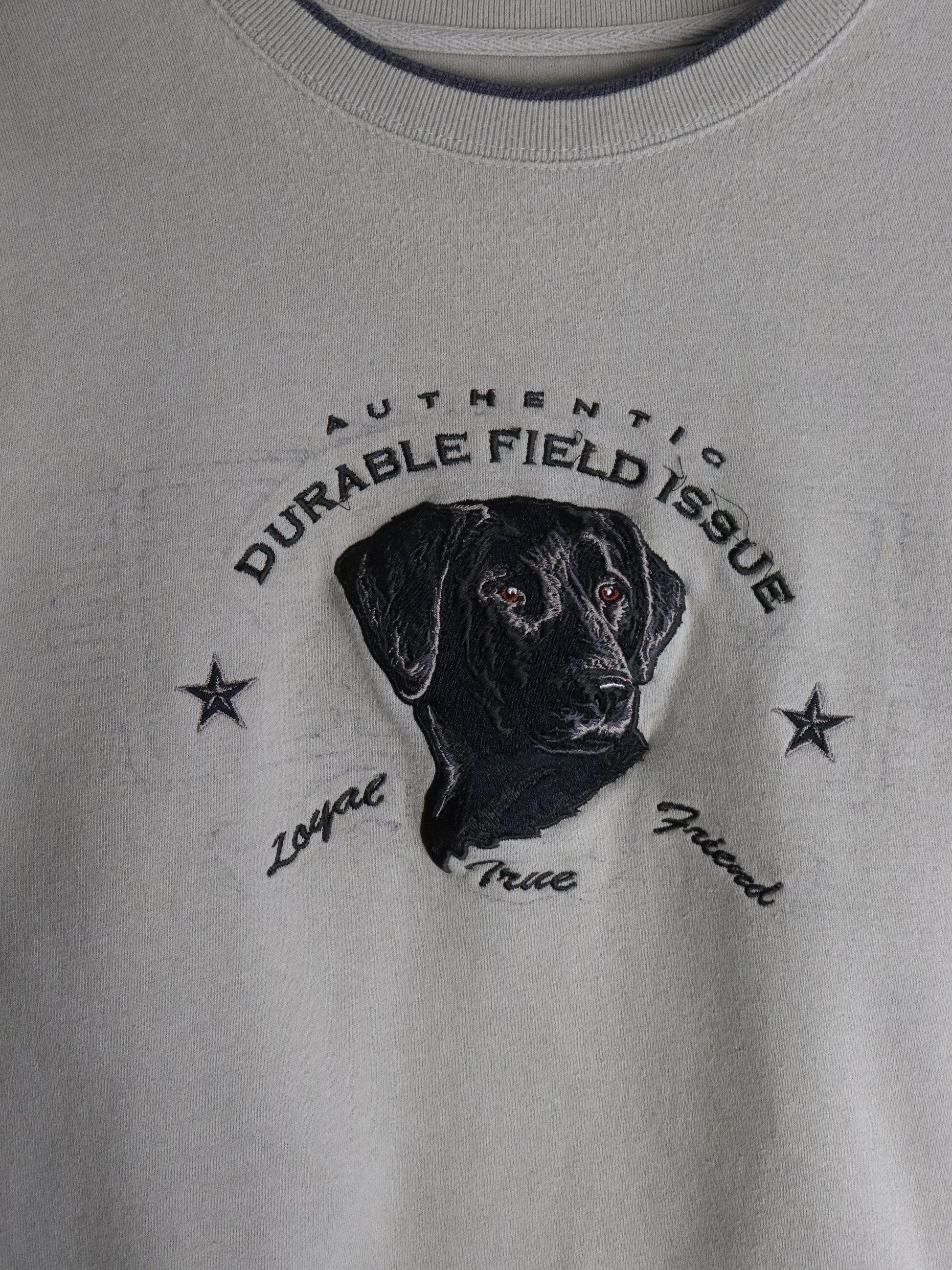 Labrador Sweatshirt Mens Large Beige from propervintagecanada