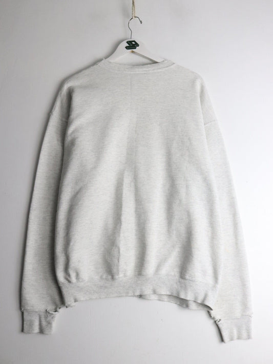 Lacoste Sweatshirts & Hoodies Vintage Lacoste Sweatshirt Mens XL Grey Thrashed