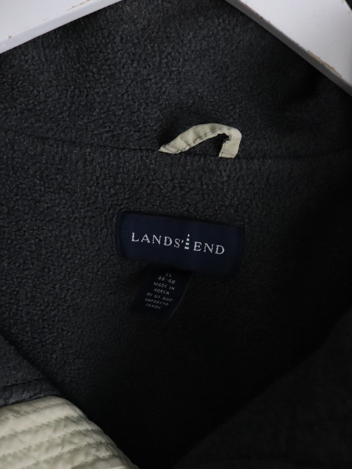 Lands End Jacket Mens XL Beige from propervintagecanada