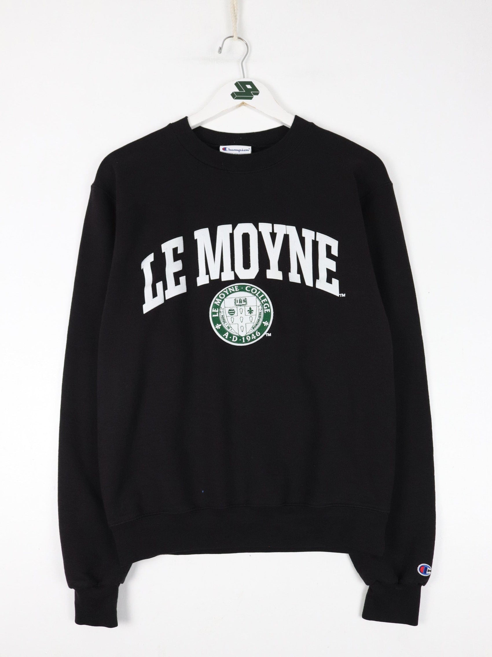 Le Moyne Sweatshirt Mens Small Black College Champion