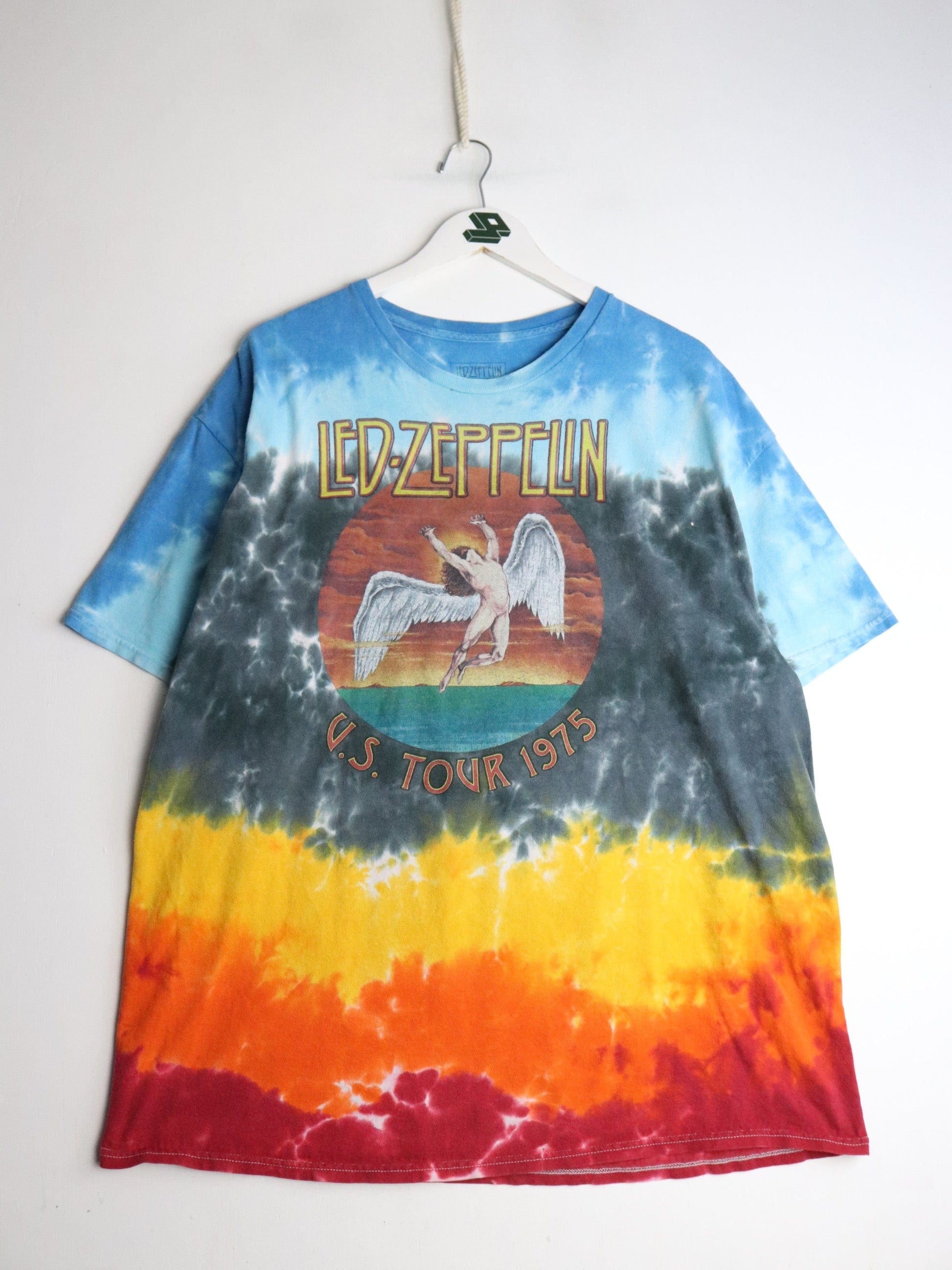 Led Zeppelin T Shirt Mens 2XL Blue from propervintagecanada