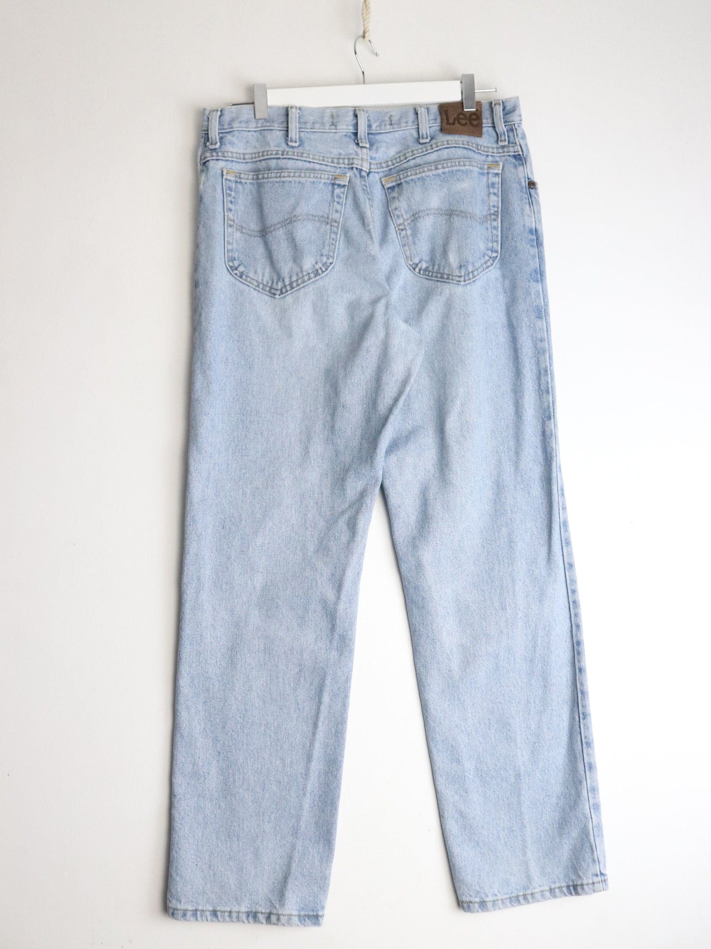 Lee Denim Jeans Mens 36 x 30 Blue Regular Fit from propervintagecanada