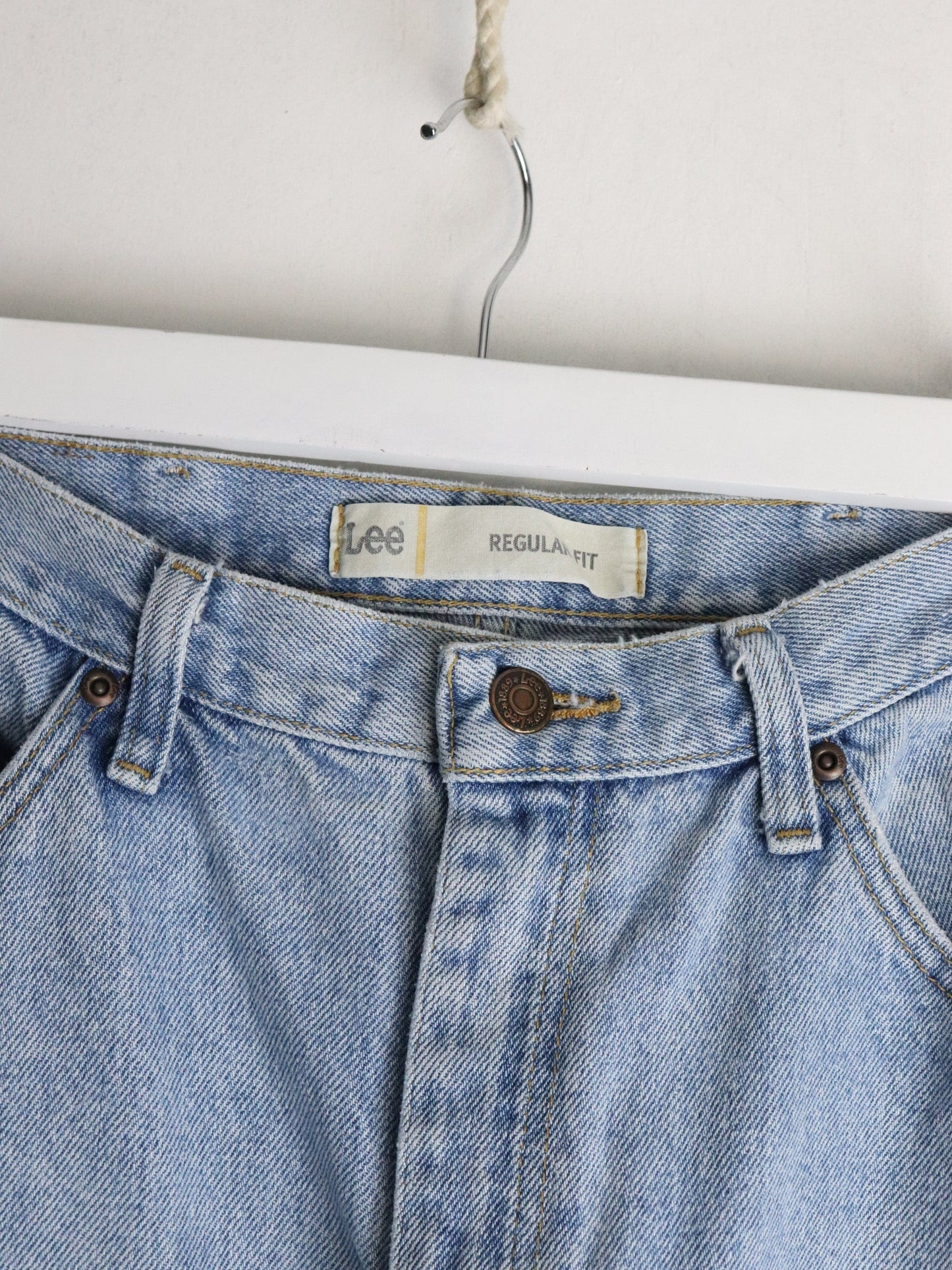 Lee Denim Jeans Mens 36 x 30 Blue Regular Fit from propervintagecanada