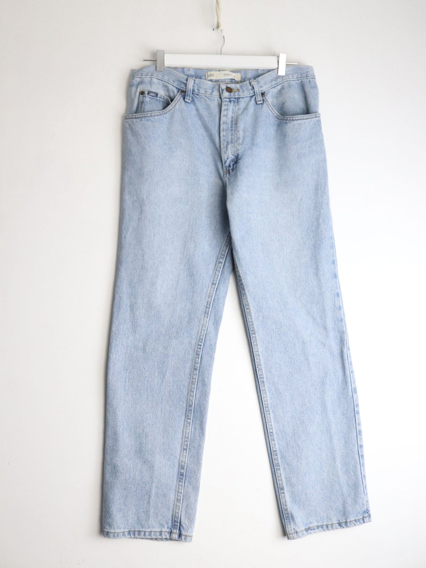 Lee Denim Jeans Mens 36 x 30 Blue Regular Fit from propervintagecanada