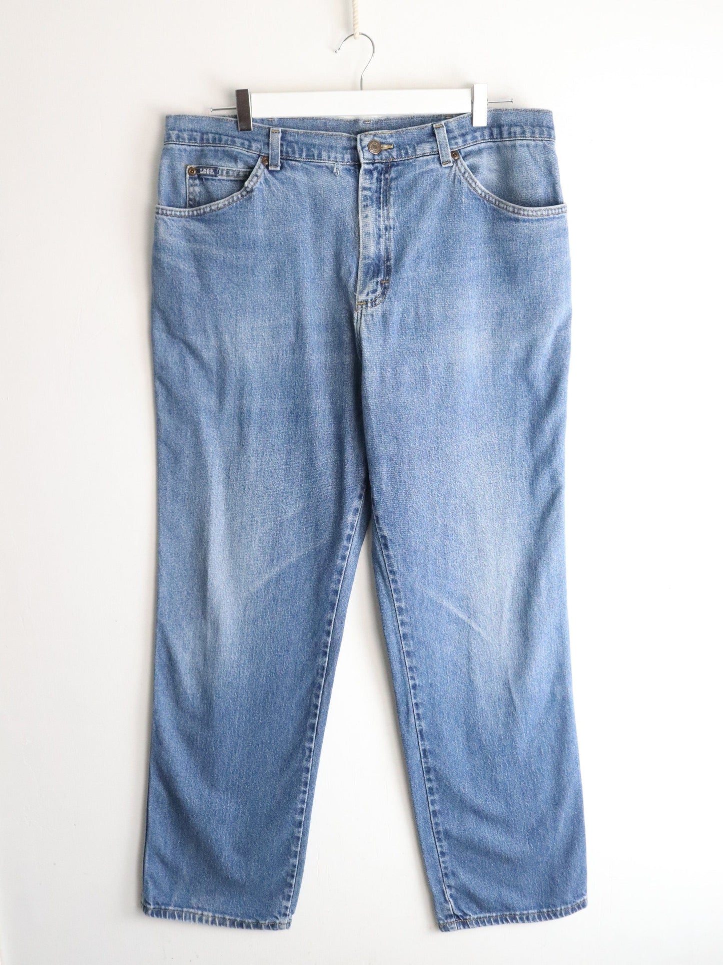 Lee Denim Jeans Mens 36 x 32 Blue from propervintagecanada