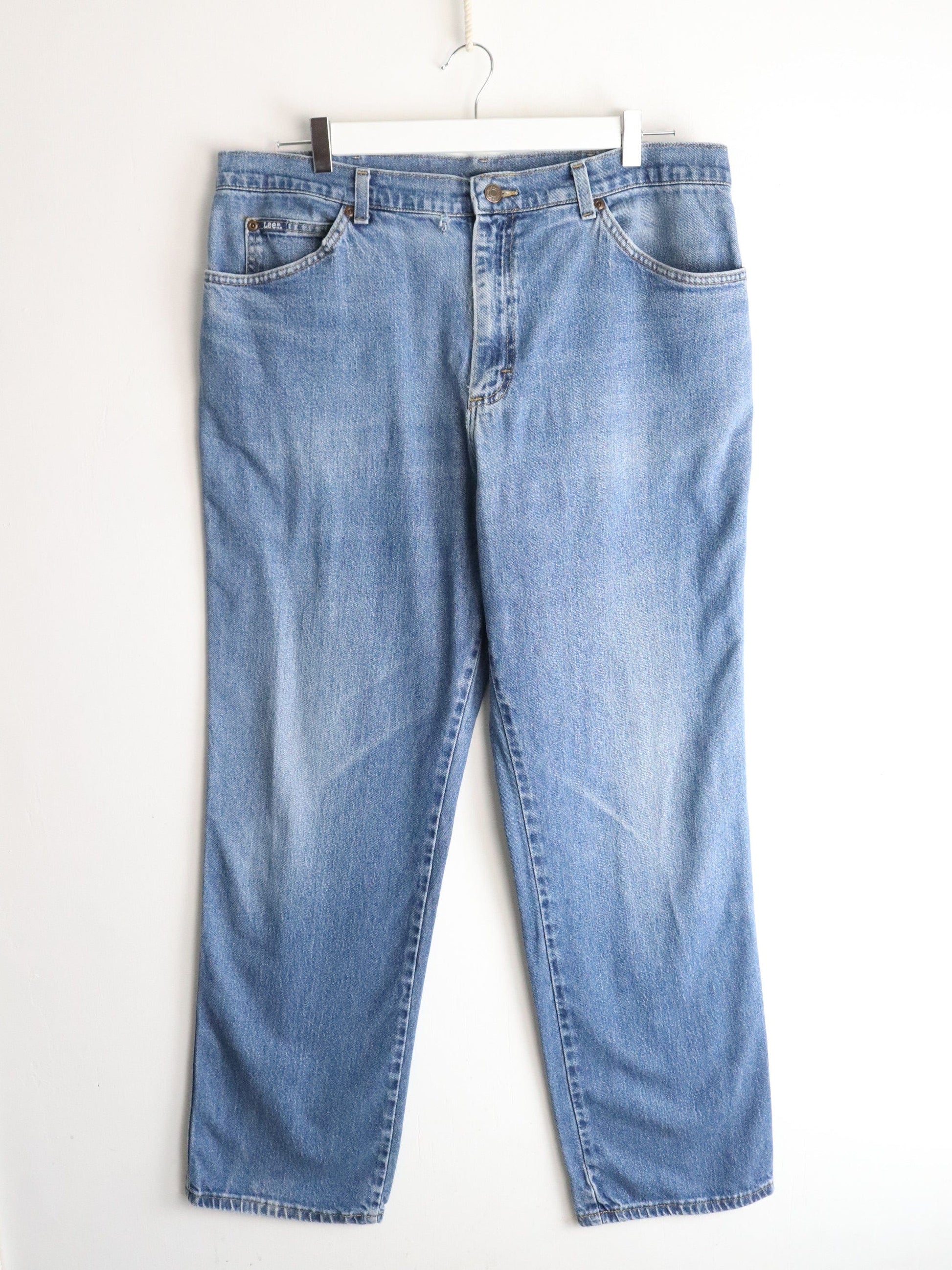 Lee Denim Jeans Mens 36 x 32 Blue from propervintagecanada
