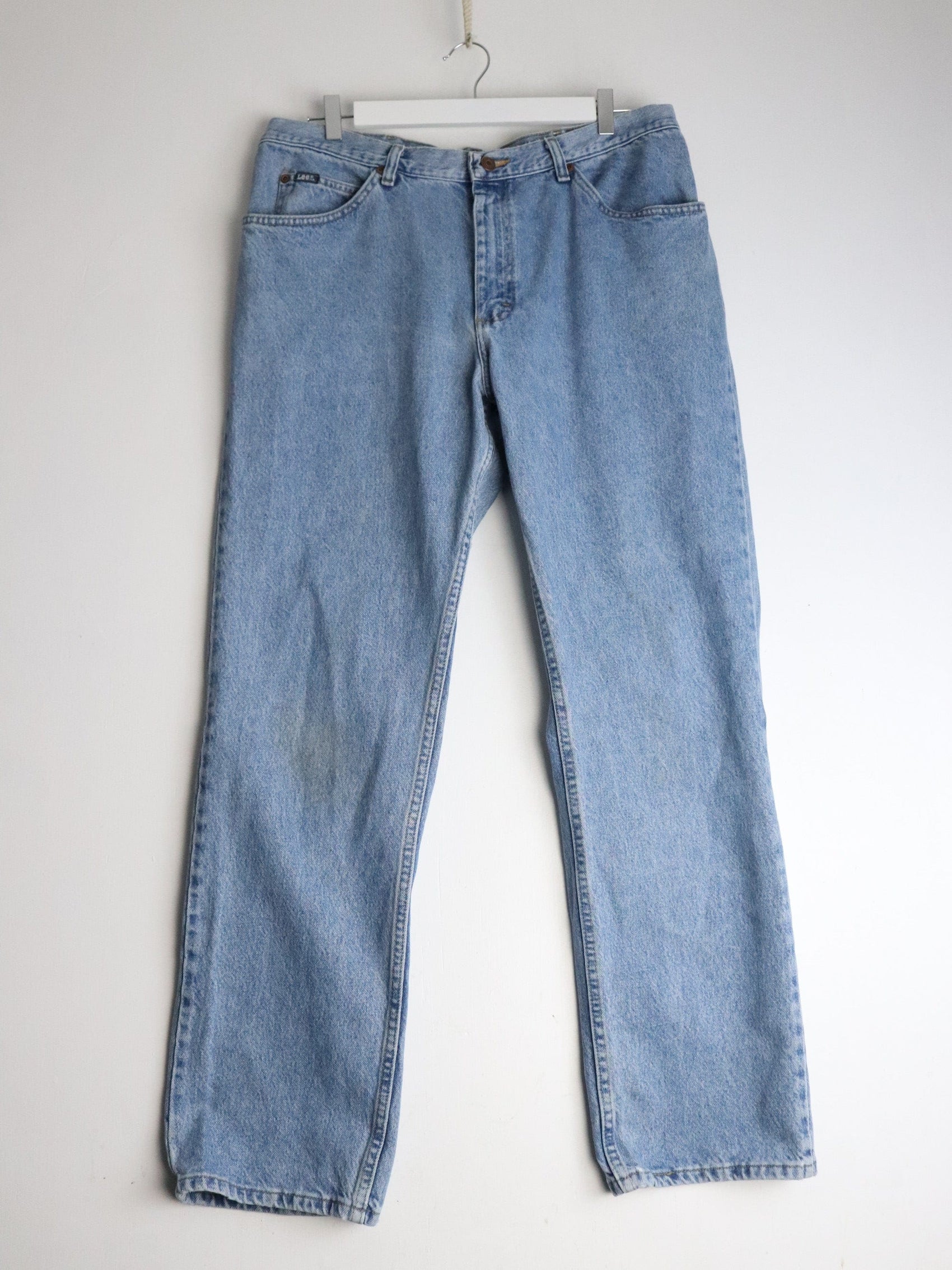 Lee Jeans Vintage Lee Pants Mens 36 x 32 Blue Denim Jeans