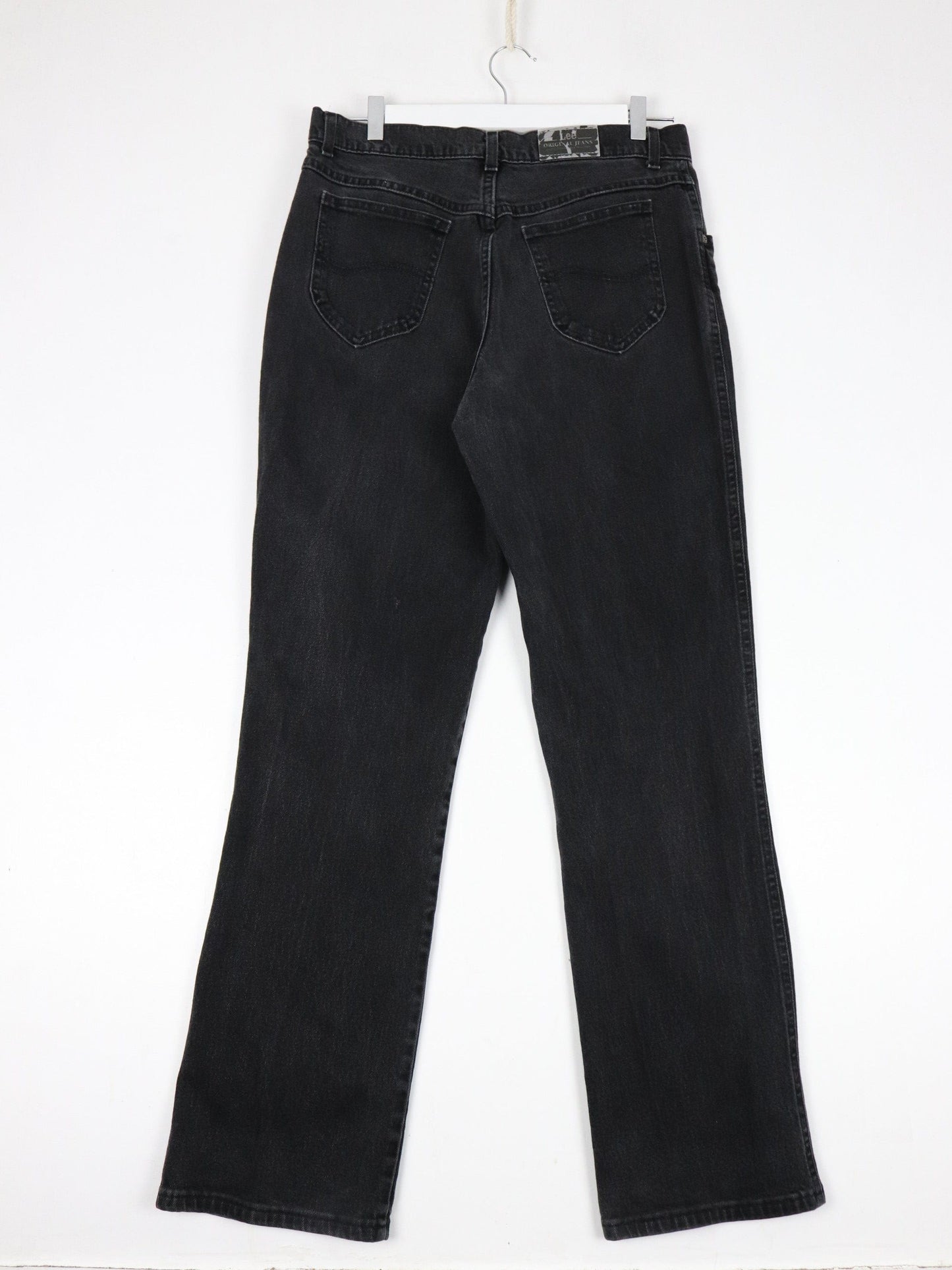 Lee Jeans Vintage Lee Pants Womens 12 Black Denim Jeans 32 x 32 Flare