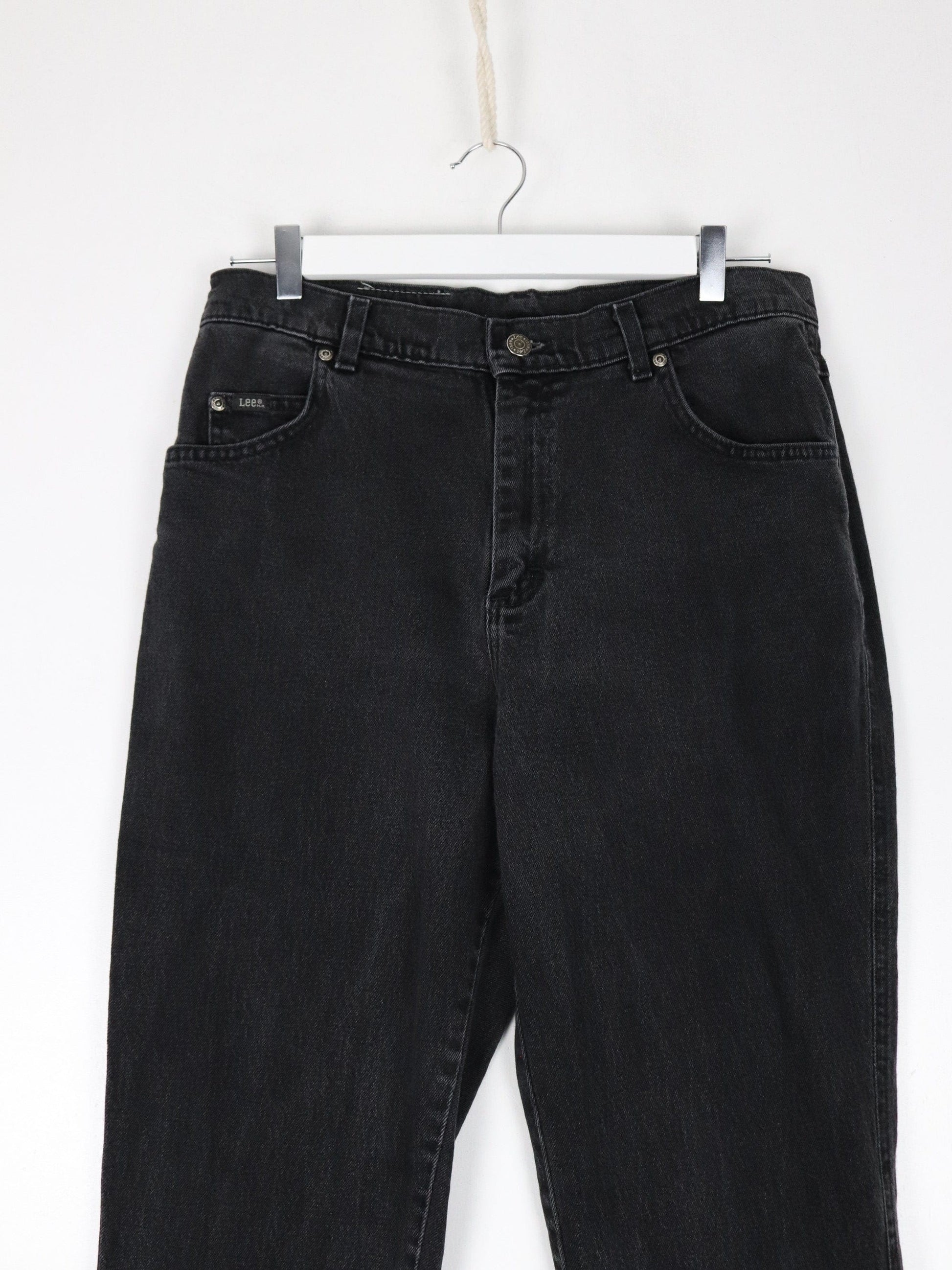 Lee Jeans Vintage Lee Pants Womens 12 Black Denim Jeans 32 x 32 Flare