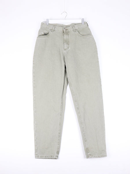 Vintage Lee Riveted Pants Womens 12 Green Denim Jeans High Waisted 28 – Proper  Vintage
