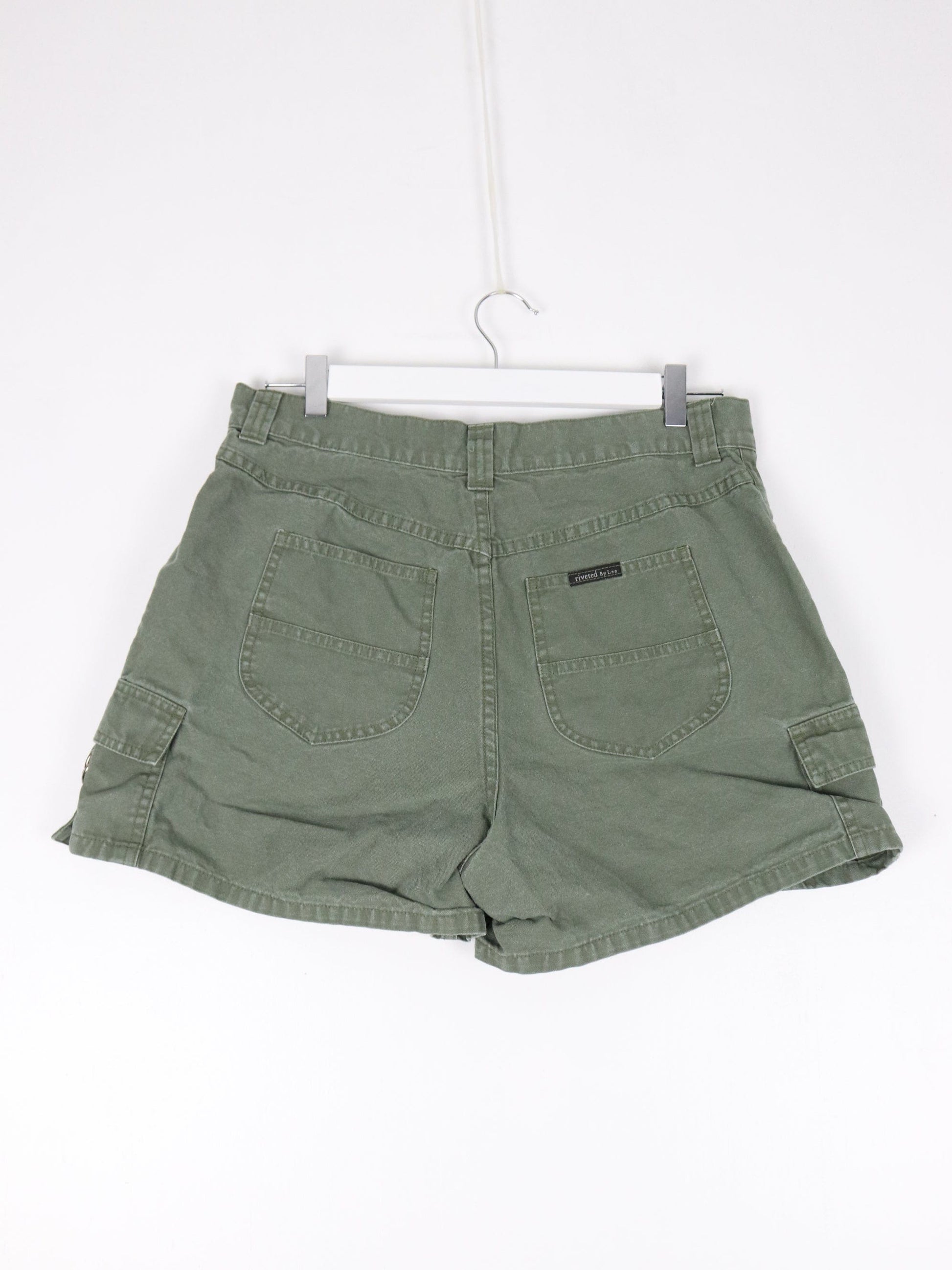 Lee Shorts Riveted By Lee Shorts Womens 14 Green Casual