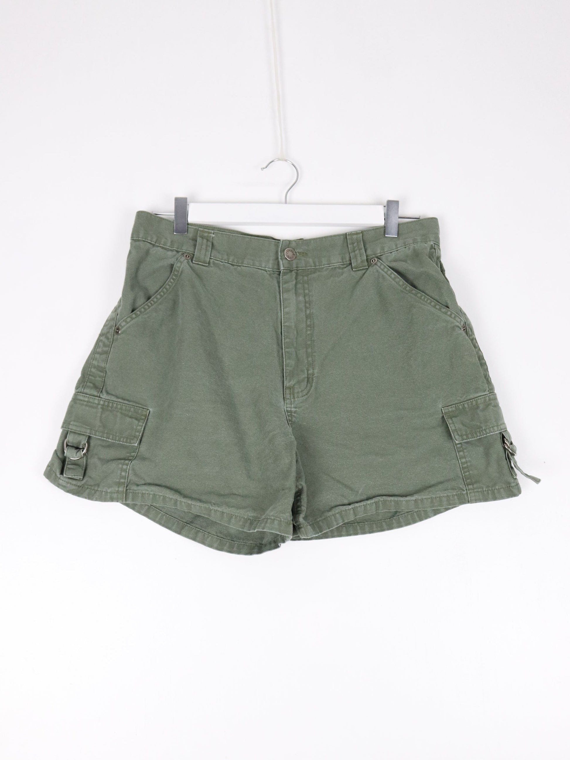 Lee Shorts Riveted By Lee Shorts Womens 14 Green Casual