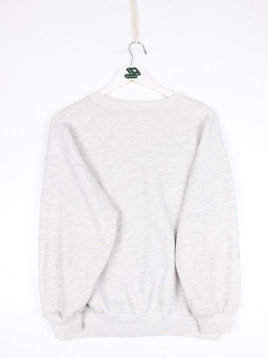 Lee Sweatshirts & Hoodies Vintage Lee Sweatshirt Womens Medium Grey Heart 3D