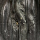 Leonardo's Jacket Mens Small Black Leather Coat from propervintagecanada
