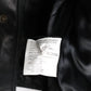 Leonardo's Jacket Mens Small Black Leather Coat from propervintagecanada
