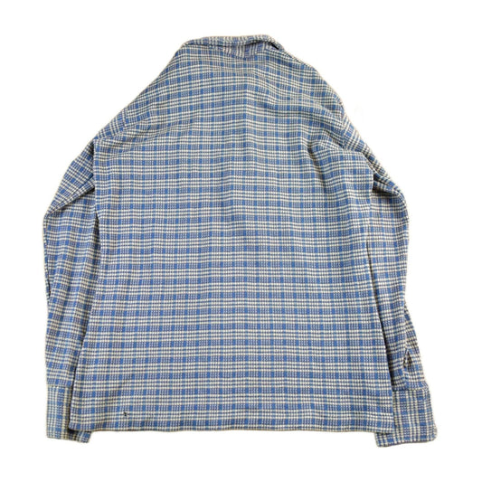 Levi's Clothing > Men's Clothing > Shirts & Tees > Oxfords & Button Downs Vintage 1970s Levis Panatela Plaid Button Up Polo Shirt Men's Medium