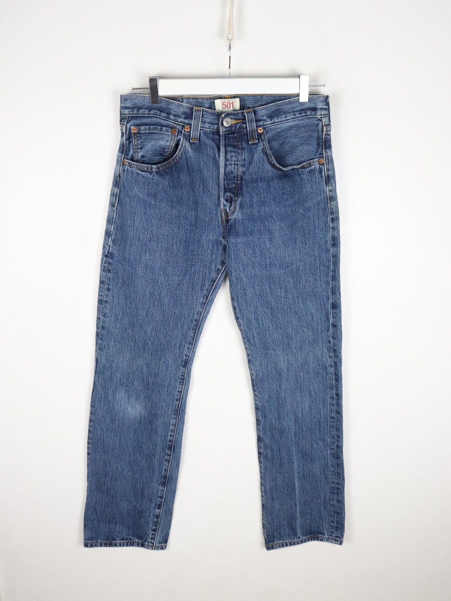 Levi's Denim Jeans Mens 31 x 30 Blue 501 Original Fit from propervintagecanada