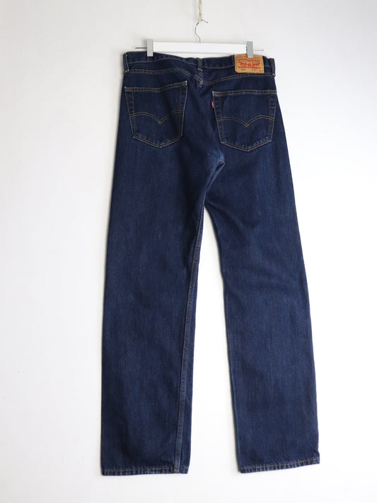 Levi's Denim Jeans Mens 33 x 32 Blue 505 Regular Fit