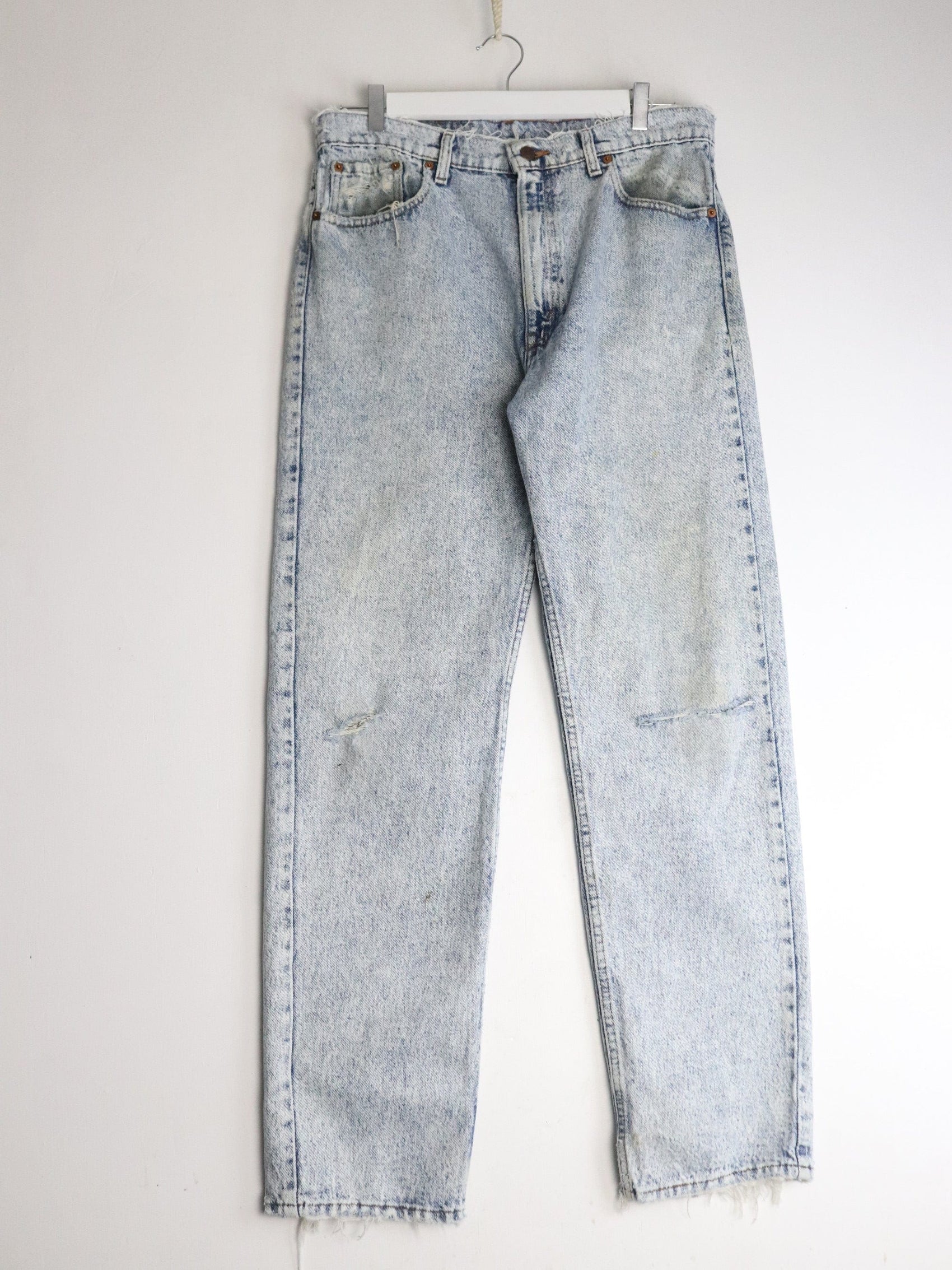 Levi's Denim Jeans Mens 34 x 30 Blue 505 Regular Fit