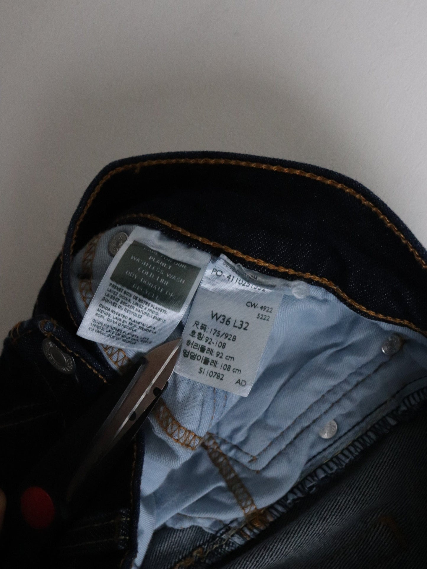 Levi's Denim Jeans Mens 36 x 32 Blue 511 Slim Fit from propervintagecanada