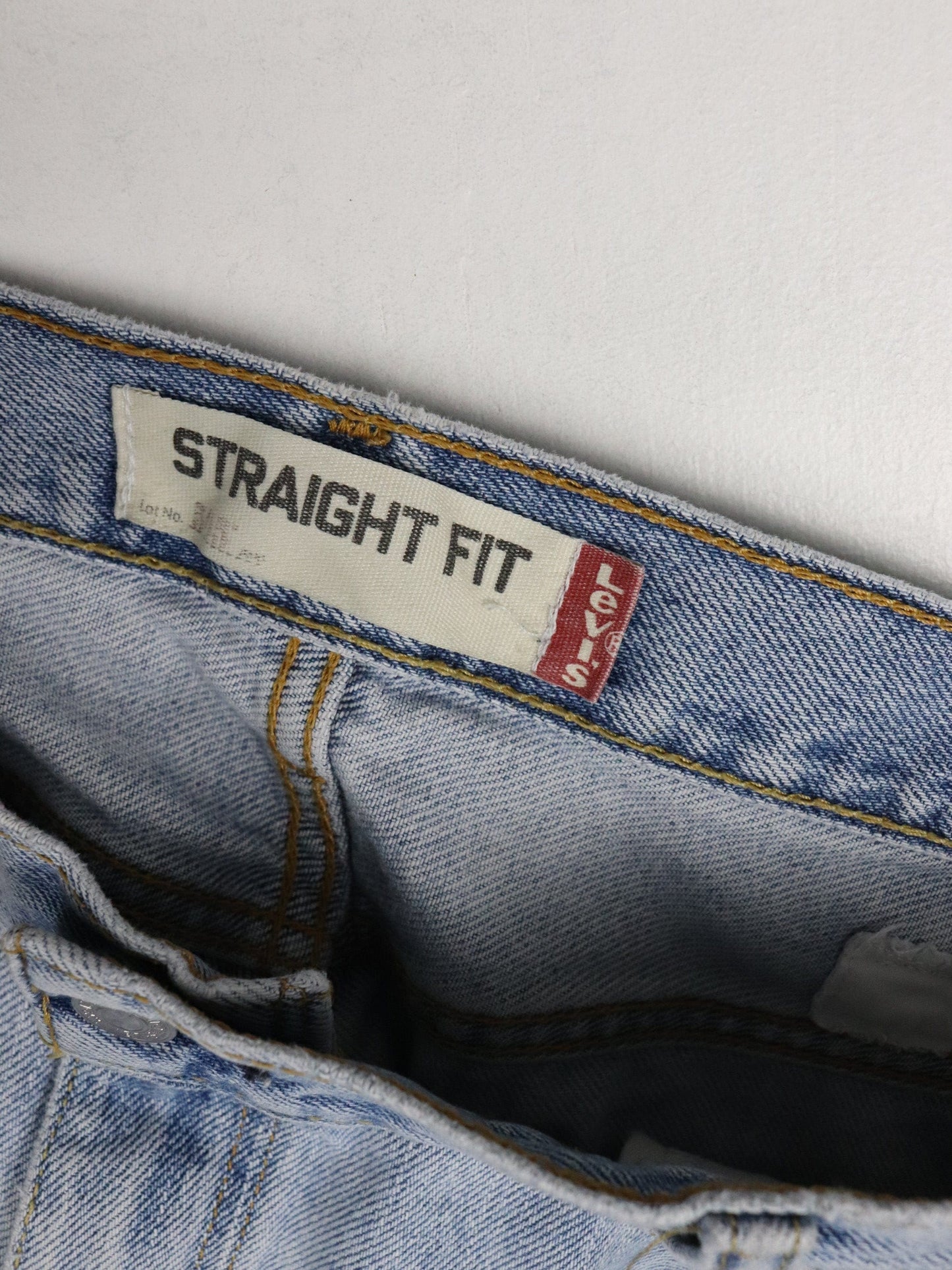 Levi's Denim Shorts Mens 38 Blue Cut Off from propervintagecanada