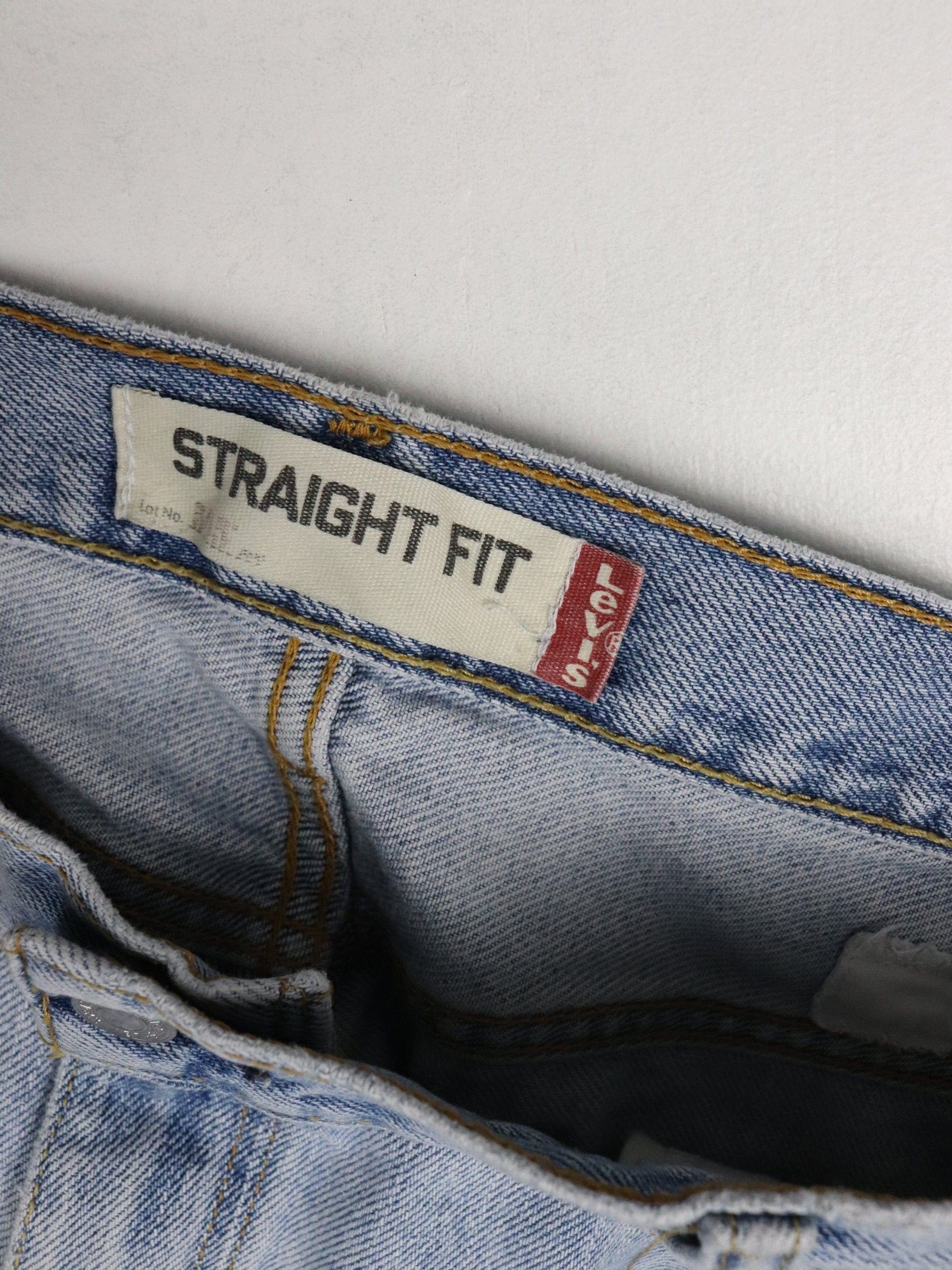 Levi's Denim Shorts Mens 38 Blue Cut Off from propervintagecanada