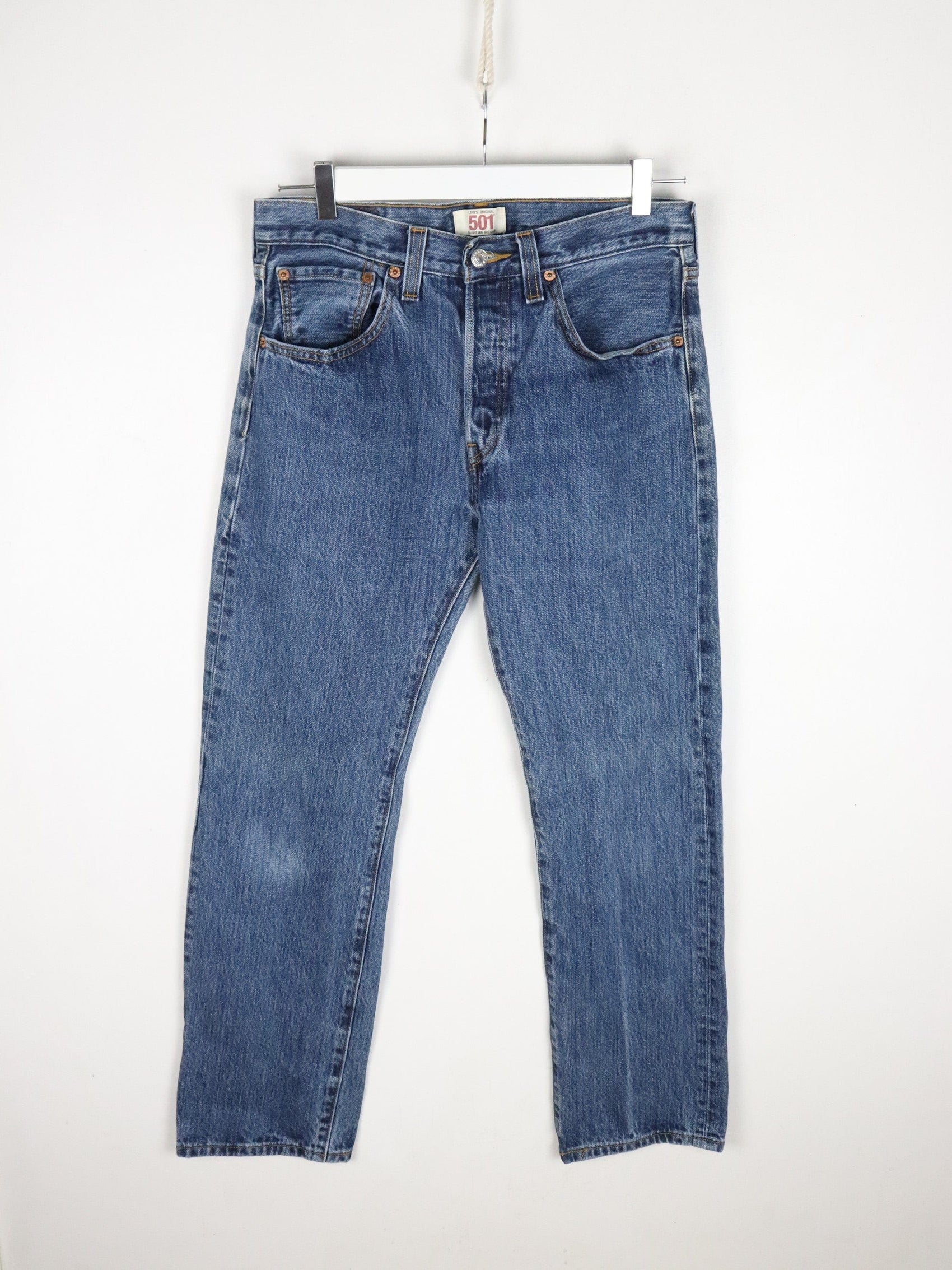 Levi's Jeans Levi's Denim Jeans Mens 31 x 30 Blue 501 Original Fit