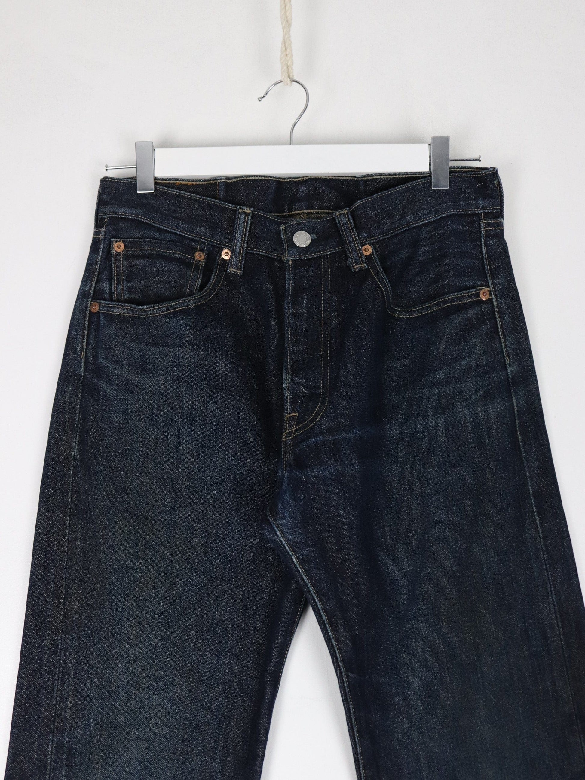 Levi's Jeans Levi's Pants Fits Mens 28 x 33 Blue Denim Jeans 501 Original Fit