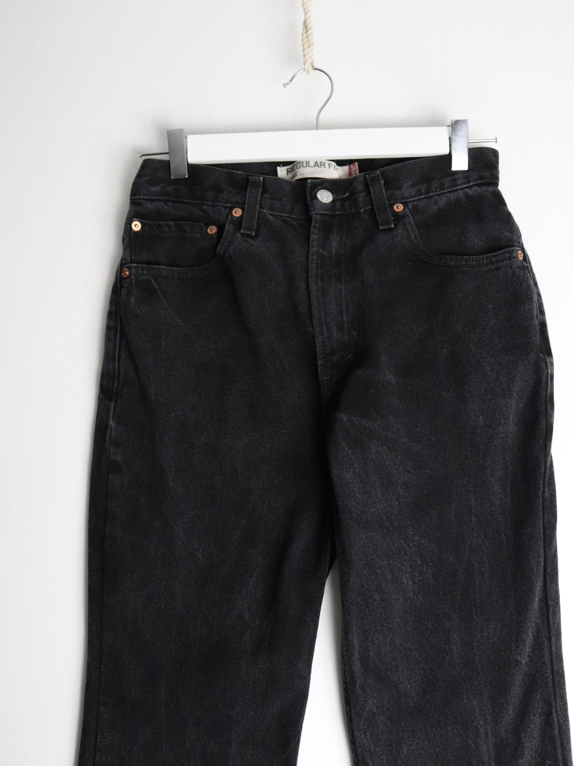 Levi's Jeans Levi's Pants Mens 30 x 34 Black Denim Jeans 505 Regular Fit