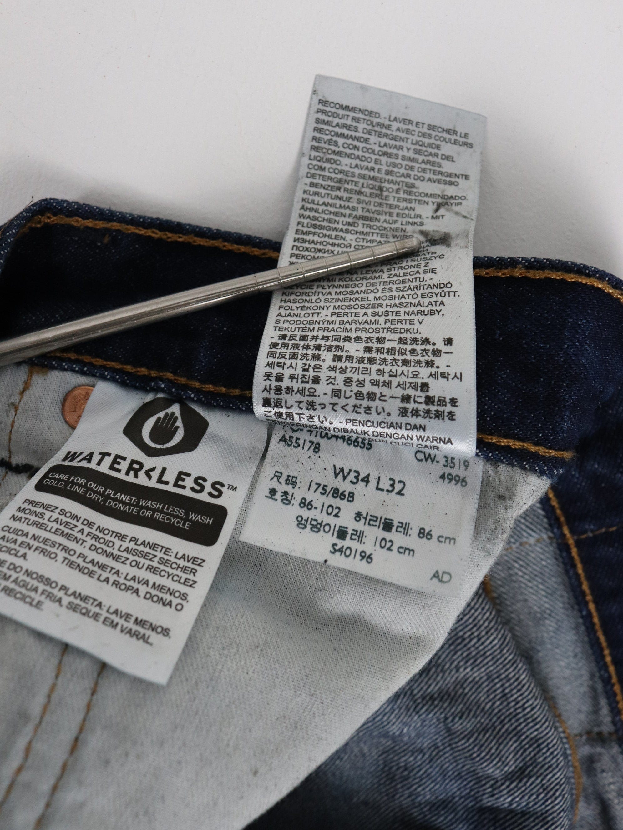 Levis hot sale 501 34x32