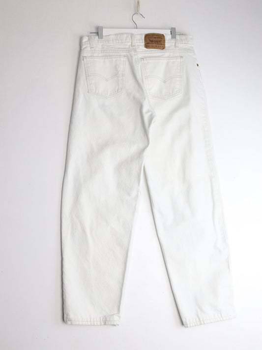 Levi's Jeans Vintage Levi's Denim Jeans Mens 36 x 30 White 550 Relaxed Tapered