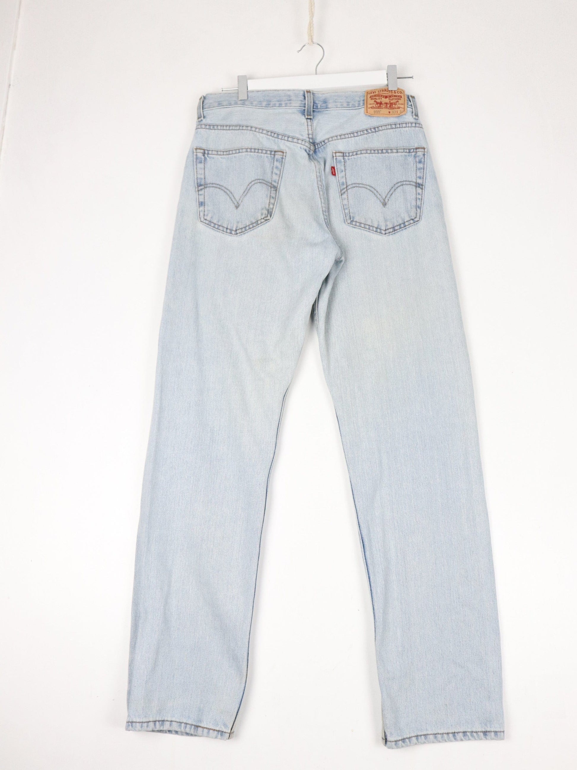 Levi's Jeans Vintage Levi's Pants Fits Mens 33 x 33 Blue 505 Regular Fit Denim Jeans