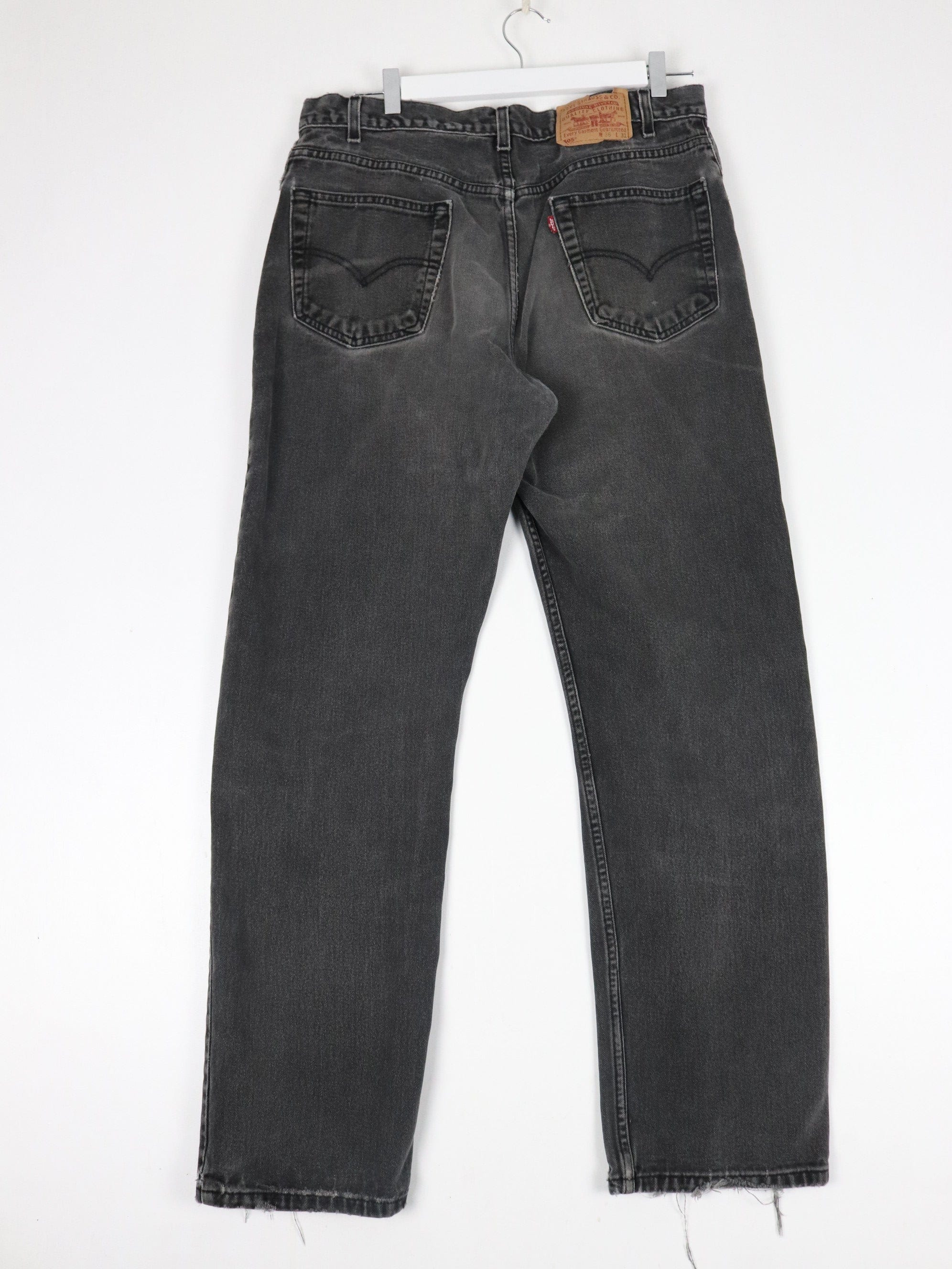 Levi's black pants mens online