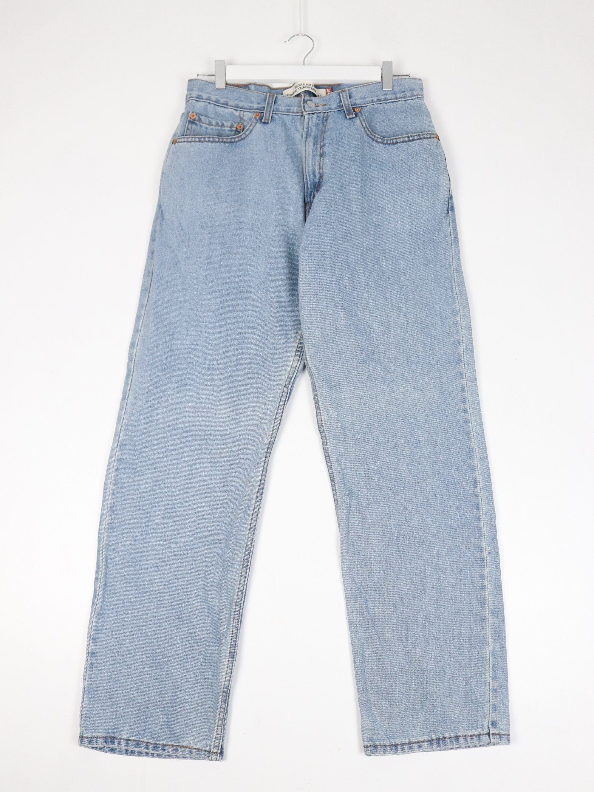 Vintage Levi's Pants Mens 33 x 32 Blue Denim Jeans 505 Regular Fit