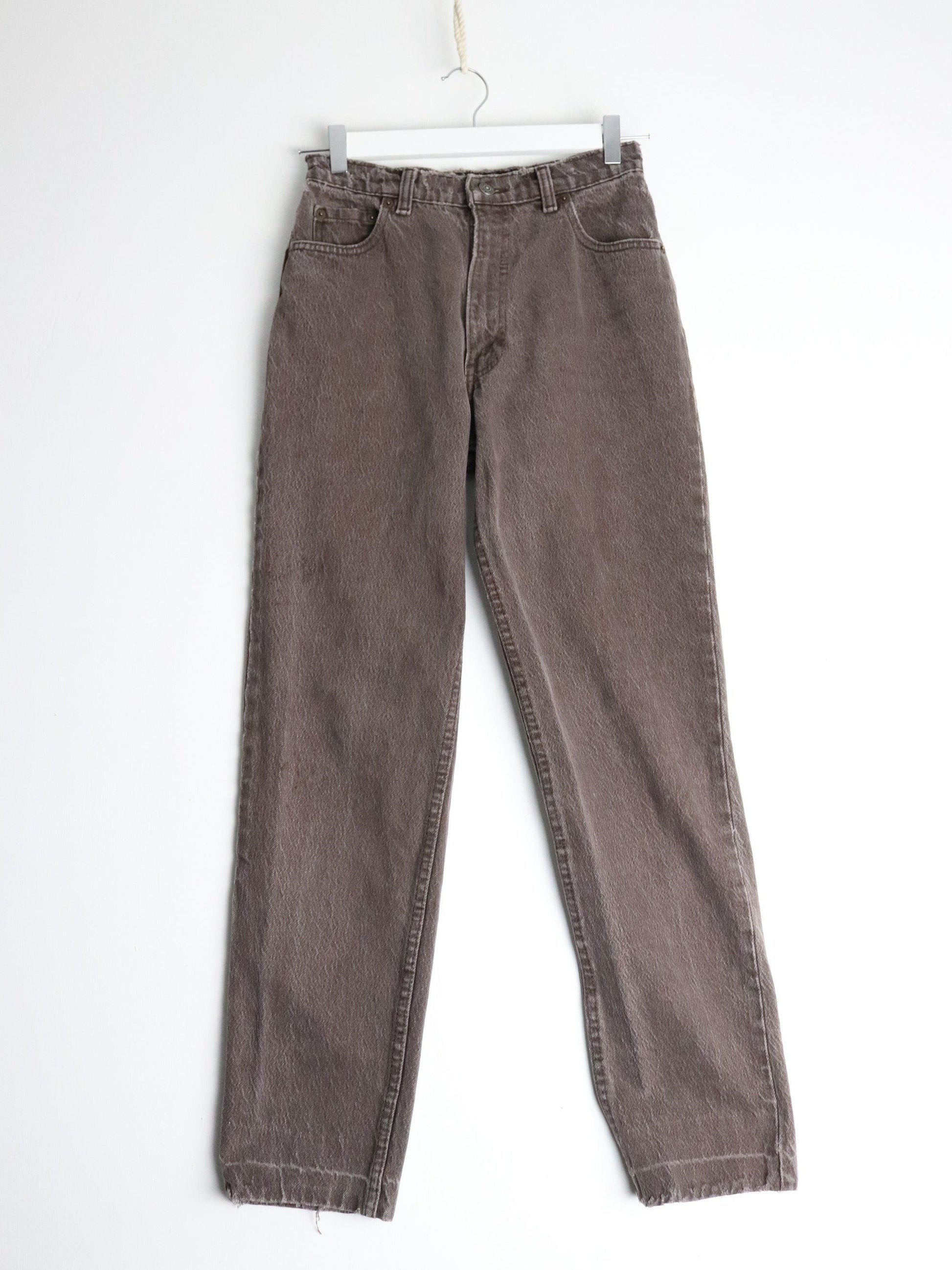 Levi's Jeans Vintage Levi's Pants Womens 26 x 29 Brown High Waisted Denim Jeans