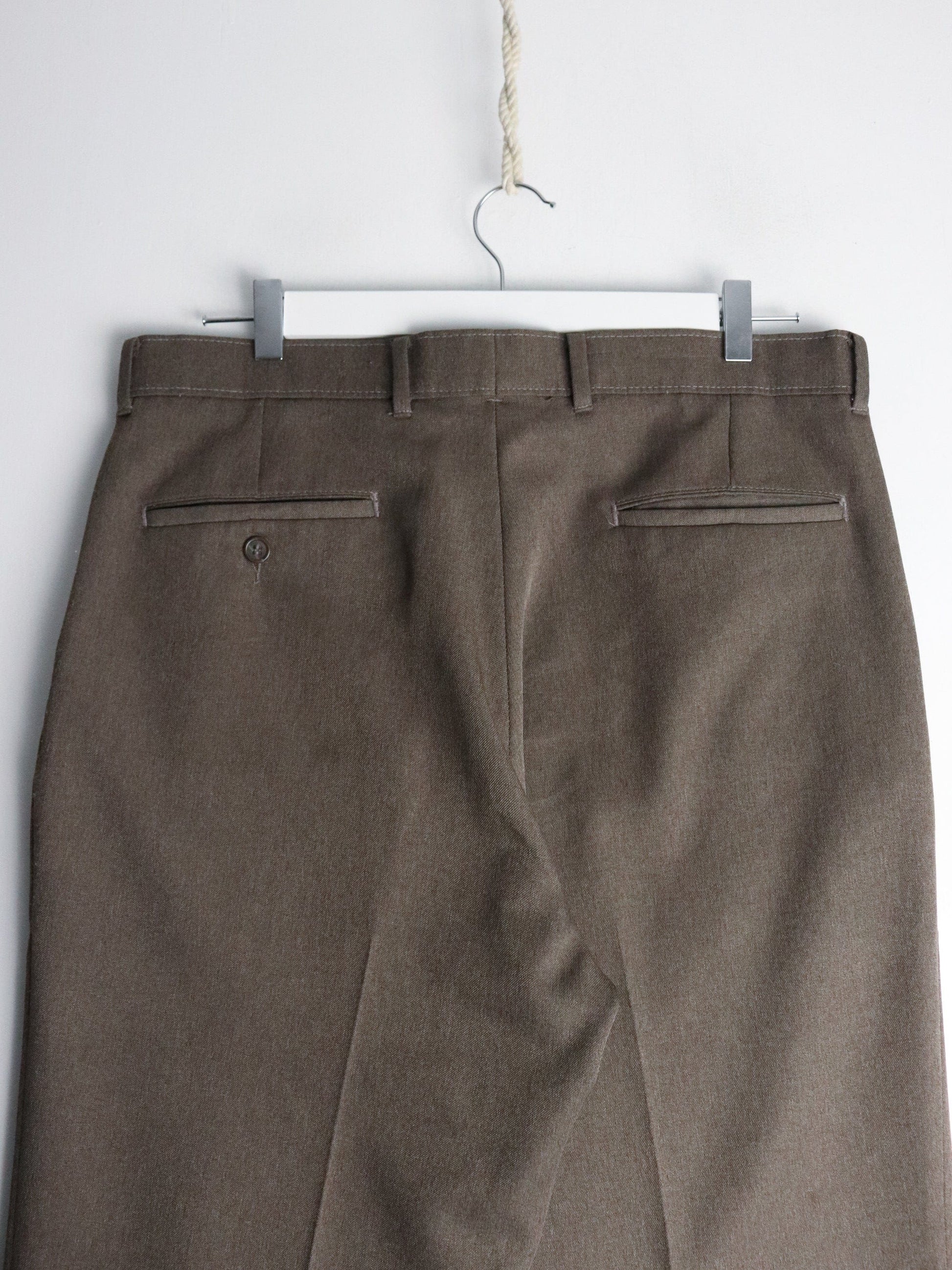 Levi's Pants Vintage Levi's Action Slacks Fits Mens 36 x 28 Brown Pleated Pants