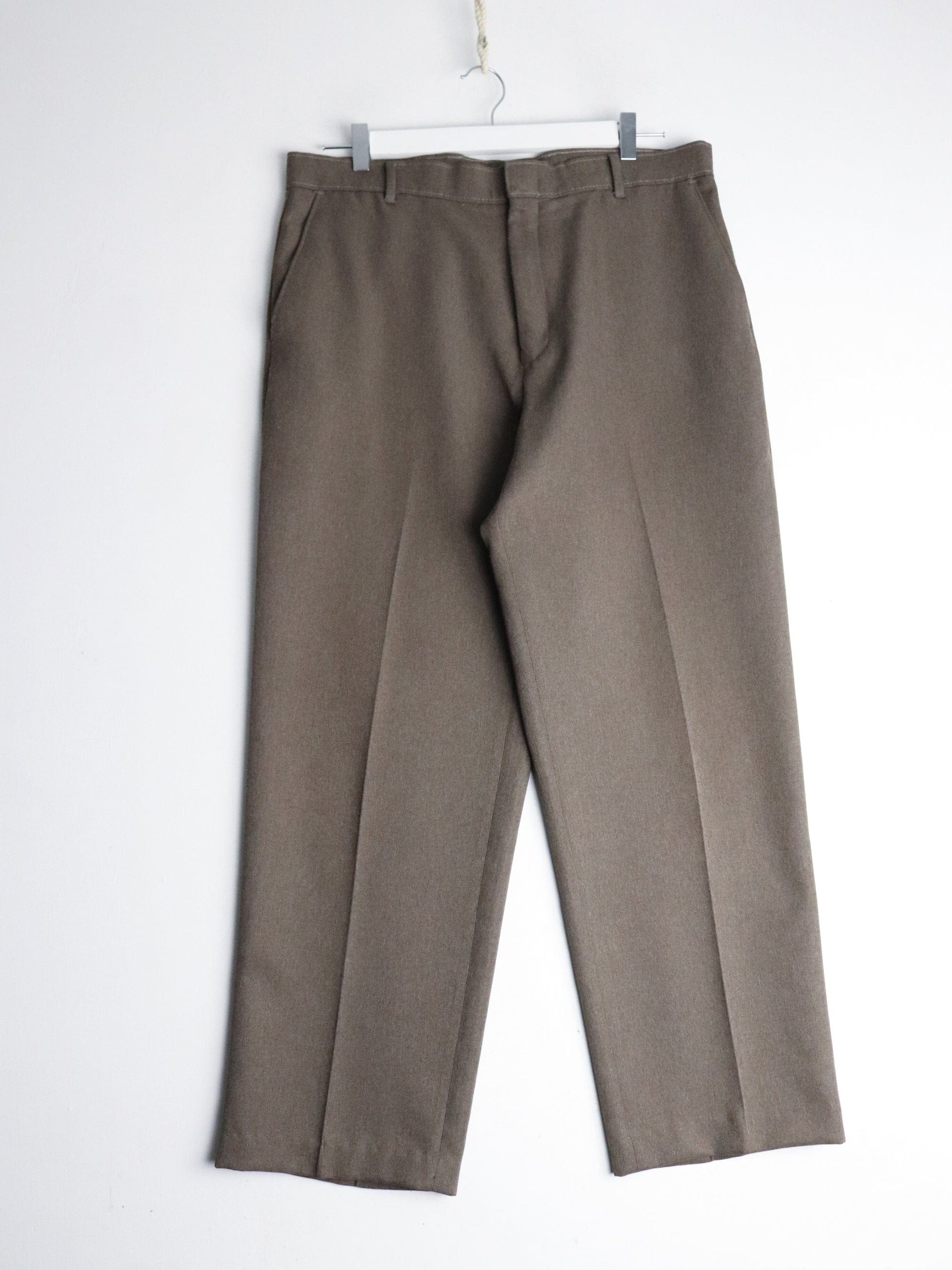 Levi's Pants Vintage Levi's Action Slacks Fits Mens 36 x 28 Brown Pleated Pants