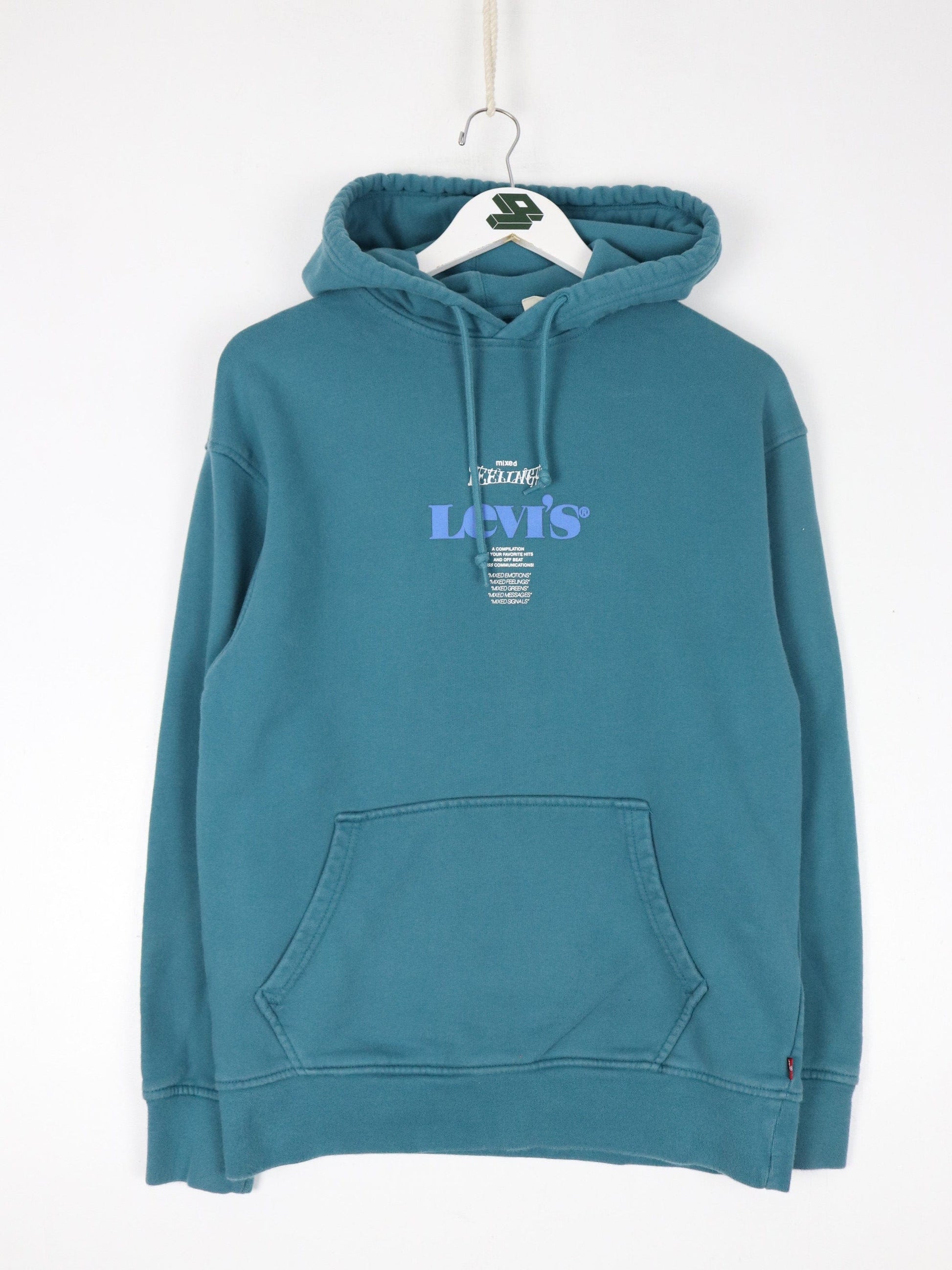 Levi's Sweatshirts & Hoodies Levi's Sweatshirt Mens Small Blue Hoodie