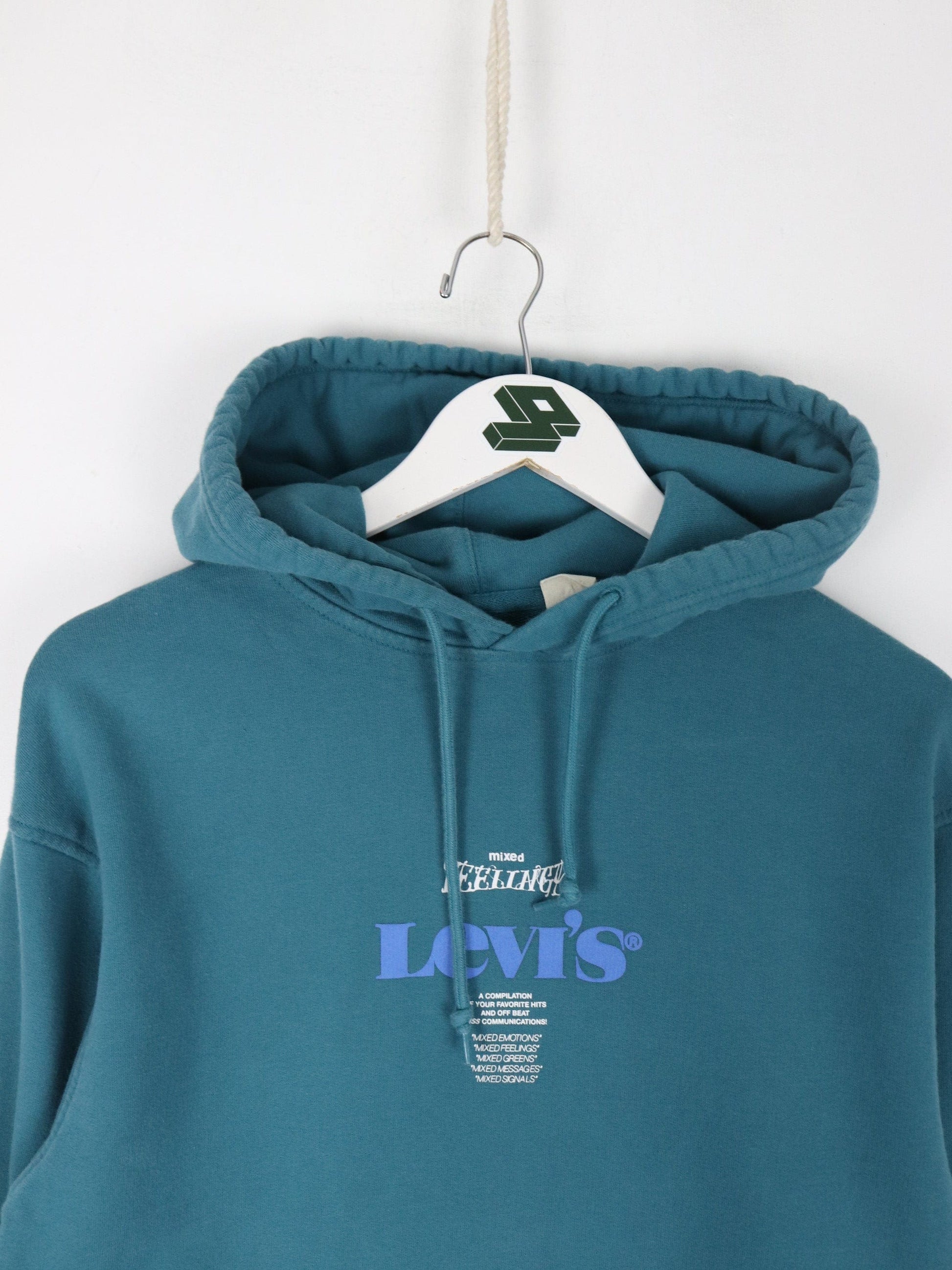 Levi's Sweatshirts & Hoodies Levi's Sweatshirt Mens Small Blue Hoodie