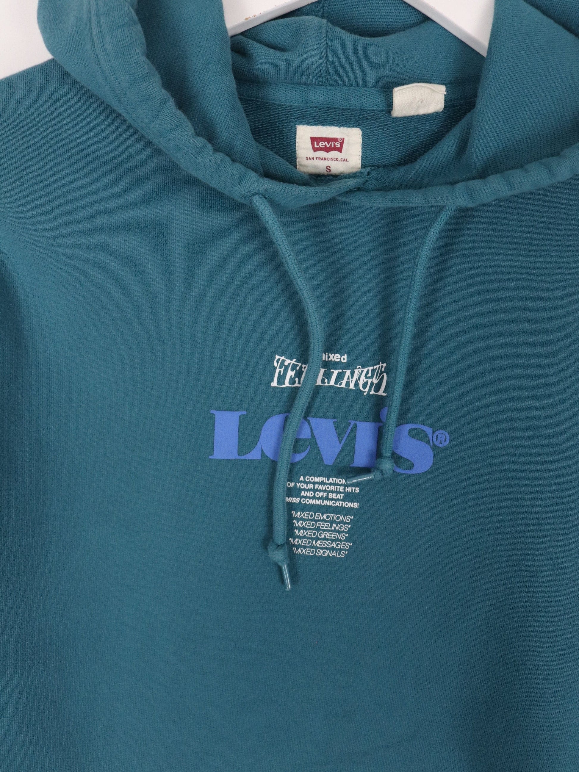 Levi's Sweatshirts & Hoodies Levi's Sweatshirt Mens Small Blue Hoodie