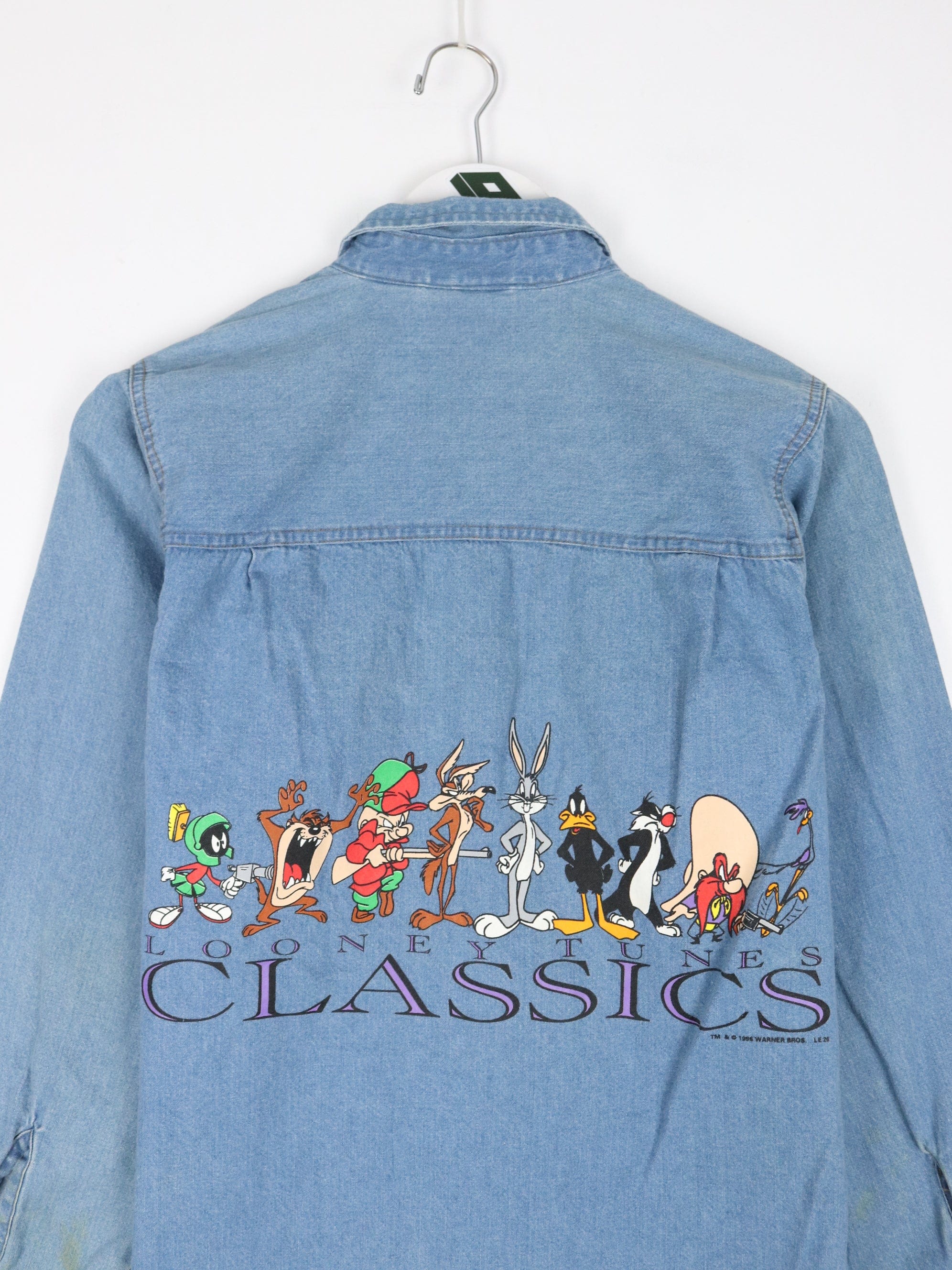 Looney tunes denim on sale shirt