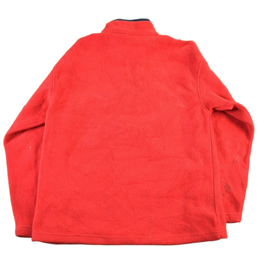 Looney Tunes Clothing > Gender Neutral Adult Clothing > Hoodies & Sweatshirts > Sweatshirts Vintage 2000s Looney Tunes Embroidered Quarter Zip Fleece Sweatshirt Men's Medium