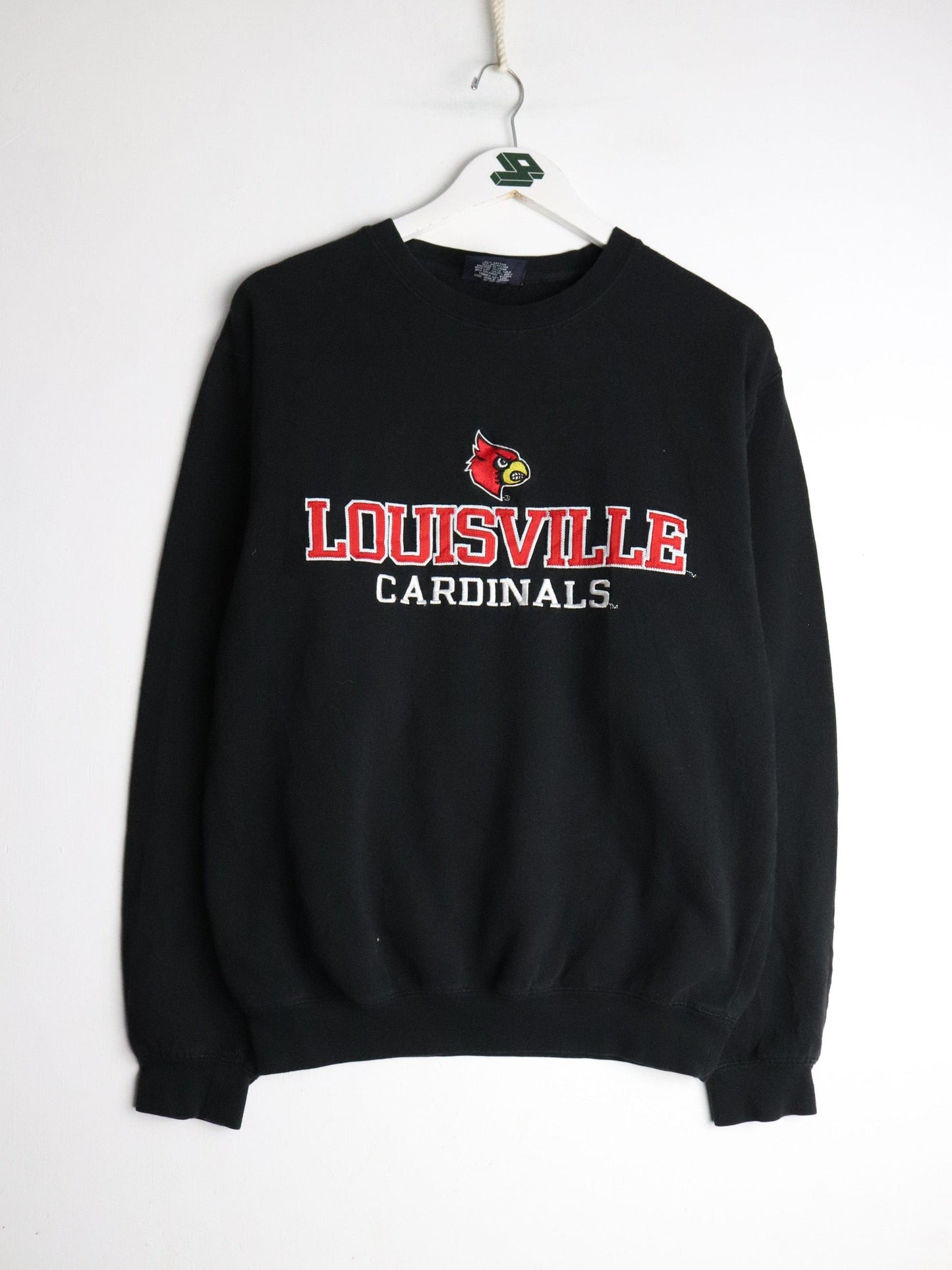 Louisville Cardinals Sweatshirt Mens Small Black College from propervintagecanada