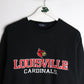 Louisville Cardinals Sweatshirt Mens Small Black College from propervintagecanada